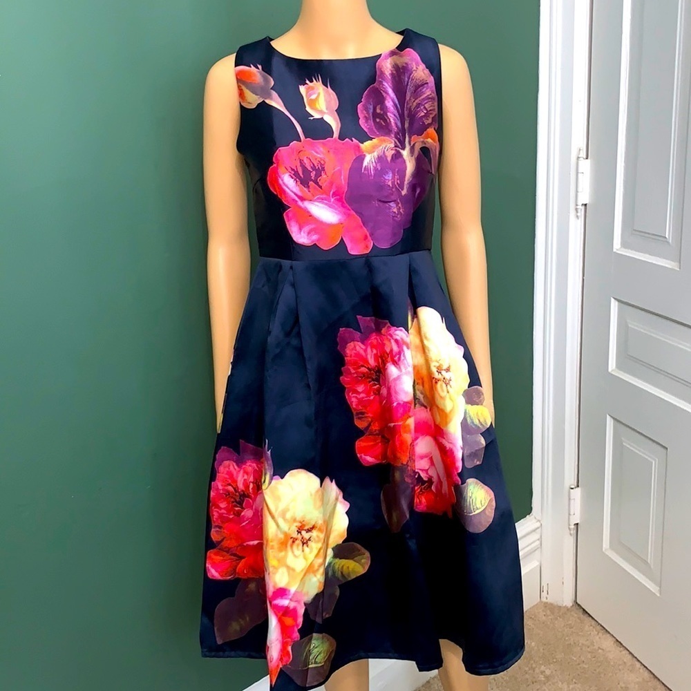 Choies Floral Sleeveless Dress Size Small EUC